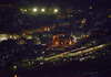 岩殿山から見る大月駅前の夜景