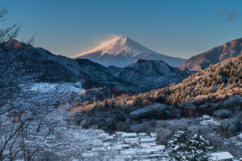 第２９回 秀麗富嶽十二景写真コンテスト 入賞 斜光を浴びて 小林 忠