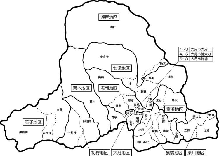 空き家物件の位置図